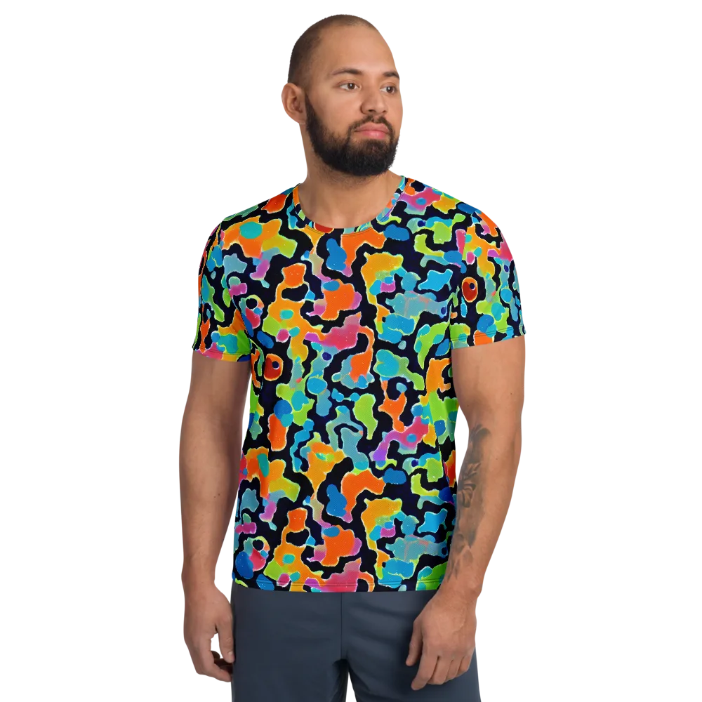 Prism Ooze on Men's Athletic T-Shirt — Front