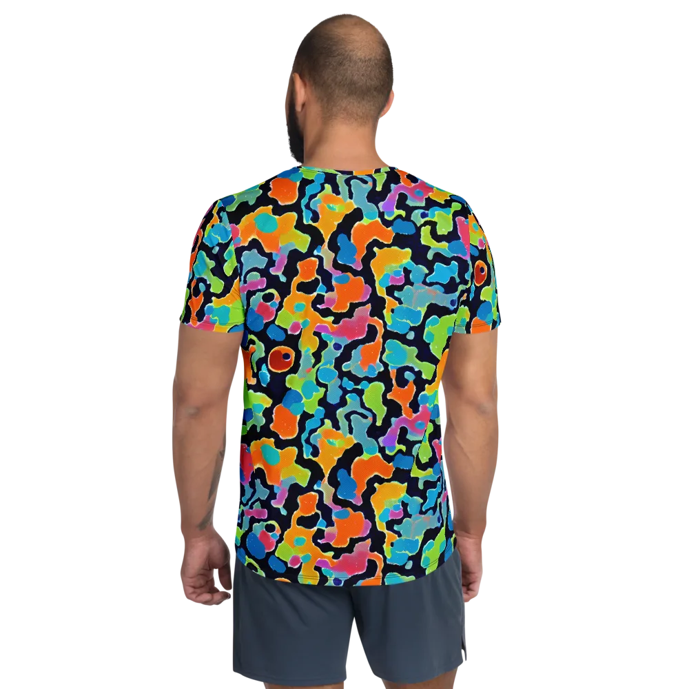 Prism Ooze on Men's Athletic T-Shirt — Back