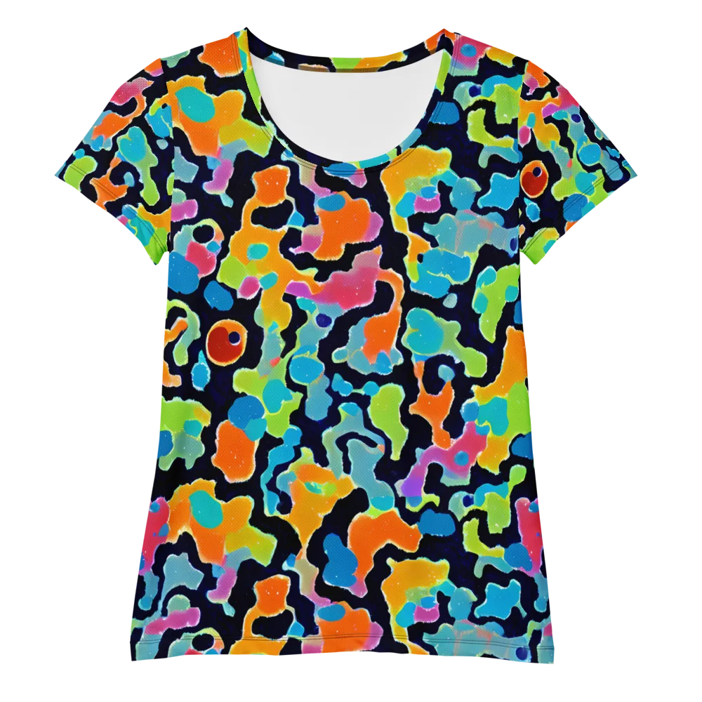 Prism Ooze on Women's Athletic T-Shirt — Front