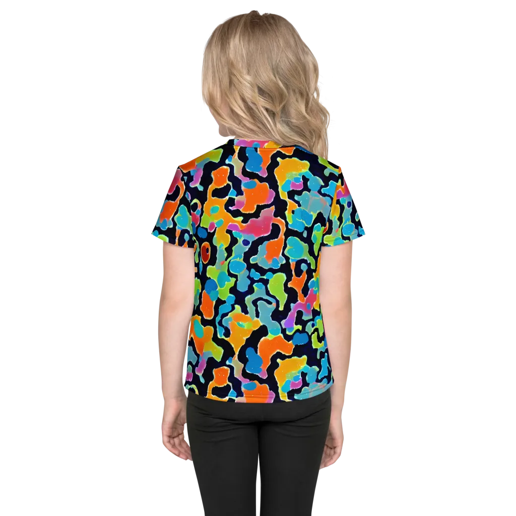 Prism Ooze on Kids Crew Neck T-Shirt — Back