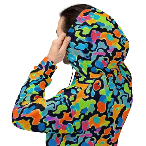 Prism Ooze on a Hoodie