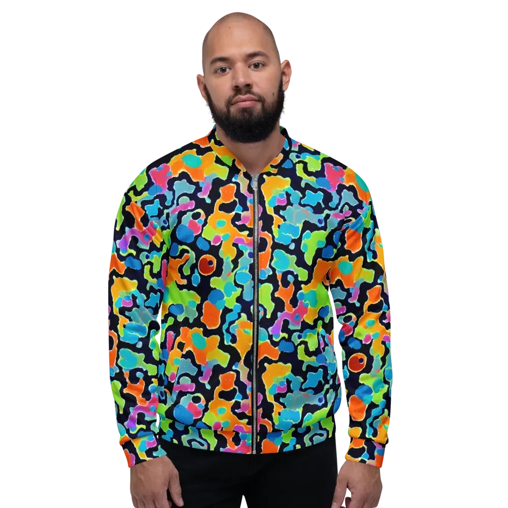 Prism Ooze on Bomber Jacket — Front