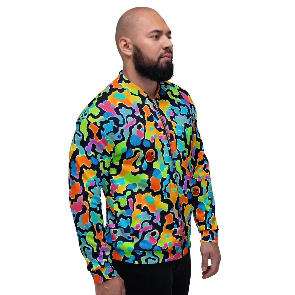 Prism Ooze on Bomber Jacket — Right