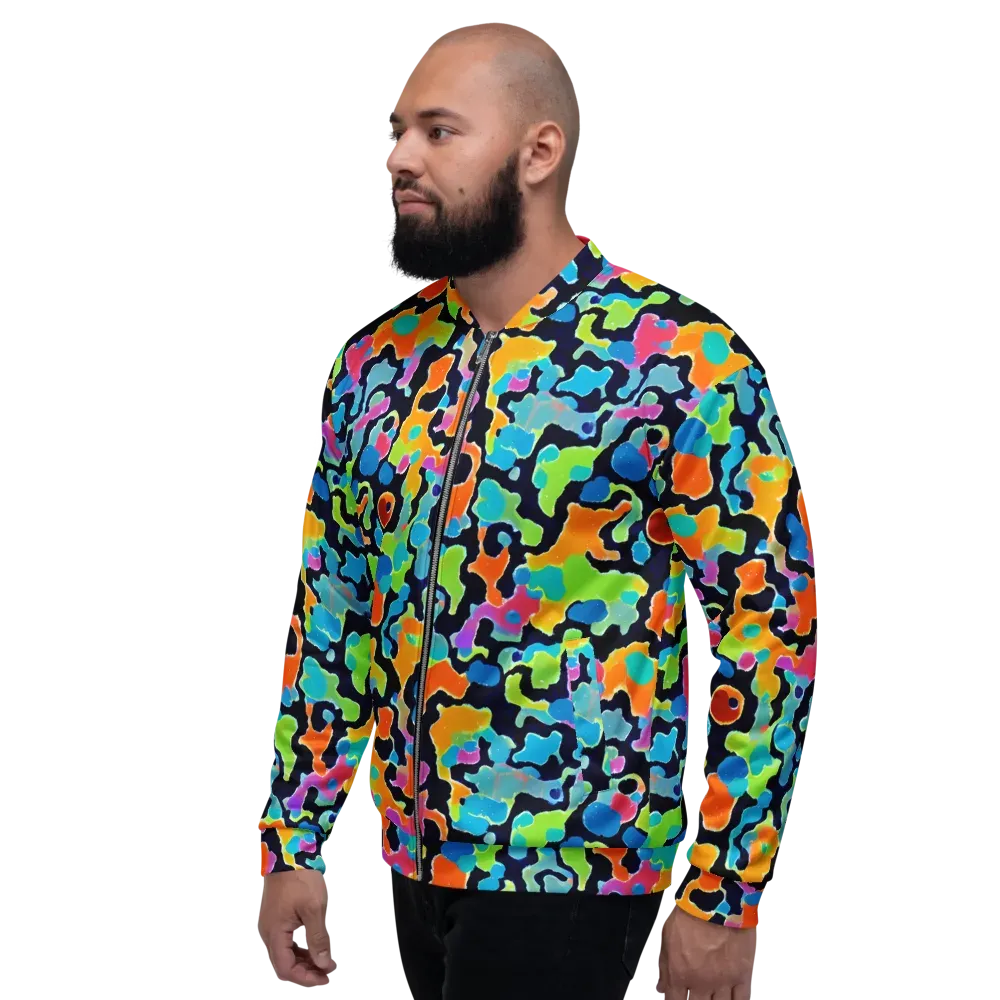 Prism Ooze on Bomber Jacket — Left