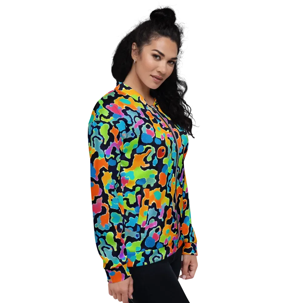 Prism Ooze on Bomber Jacket — Right