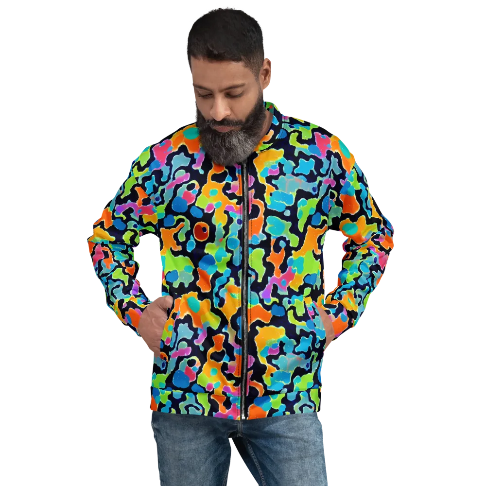 Prism Ooze on Bomber Jacket — Front