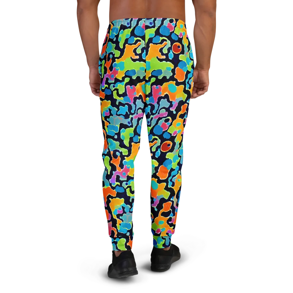 Prism Ooze on Men's Joggers — Back