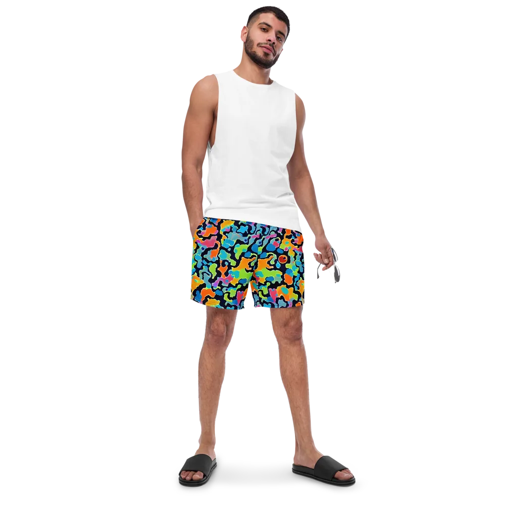 Prism Ooze on Swim Trunks — Front