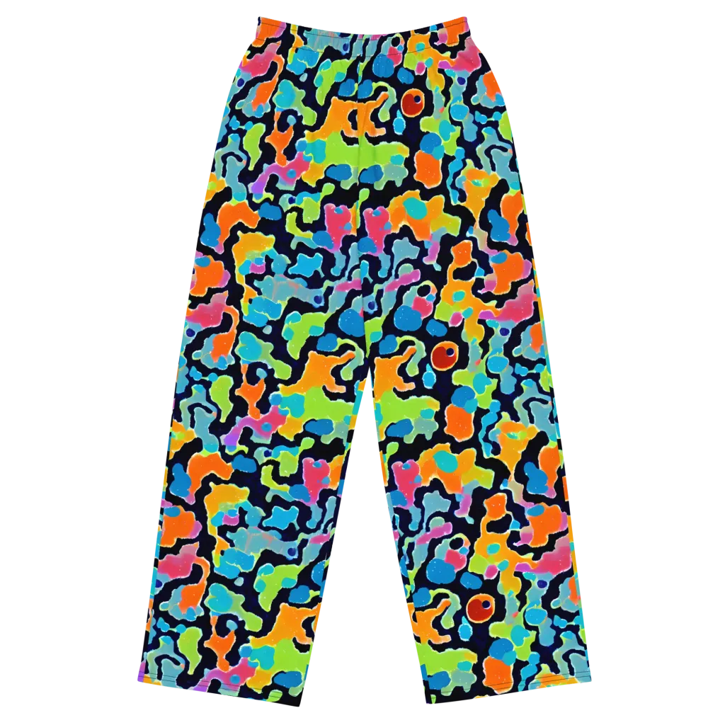 Prism Ooze on Wide-Leg Pants — Front