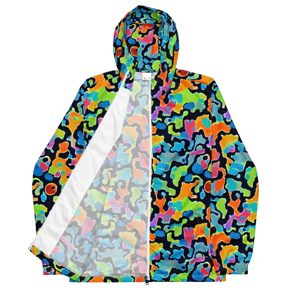 Prism Ooze on Men's Windbreaker — Front