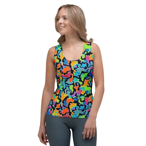 Prism Ooze on a Women's Tank Top