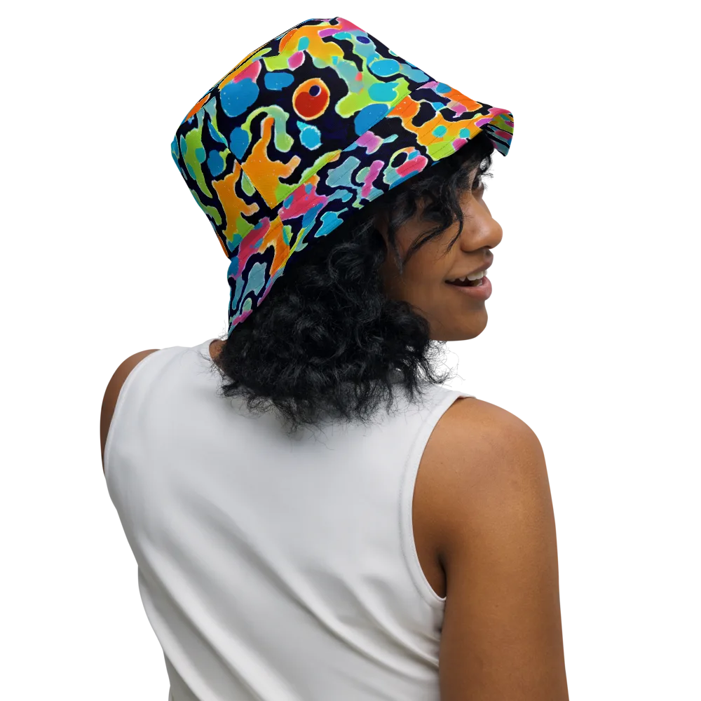 Prism Ooze on Reversible Bucket Hat — Right Outside