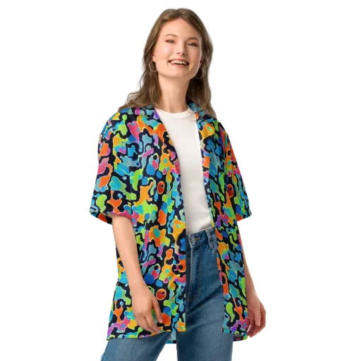 Prism Ooze on a Button Shirt
