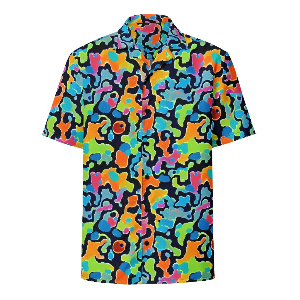 Prism Ooze on Button Shirt — Front