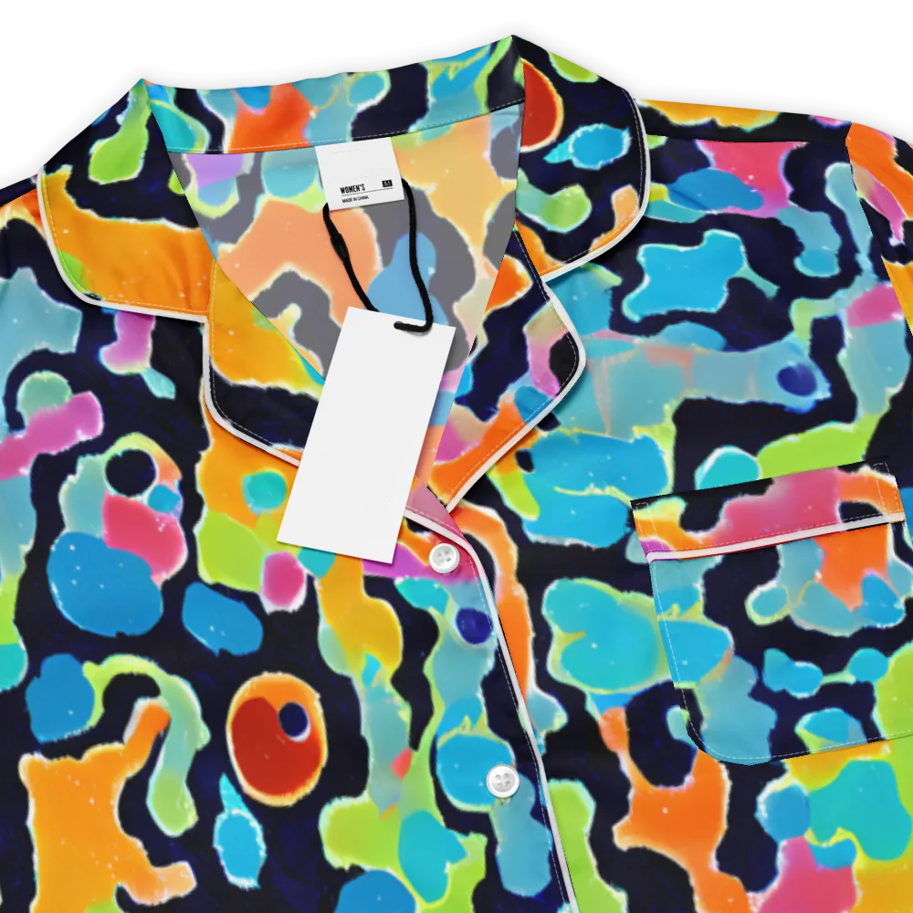 Prism Ooze on Women's Short Sleeve Pajama Top — Product details