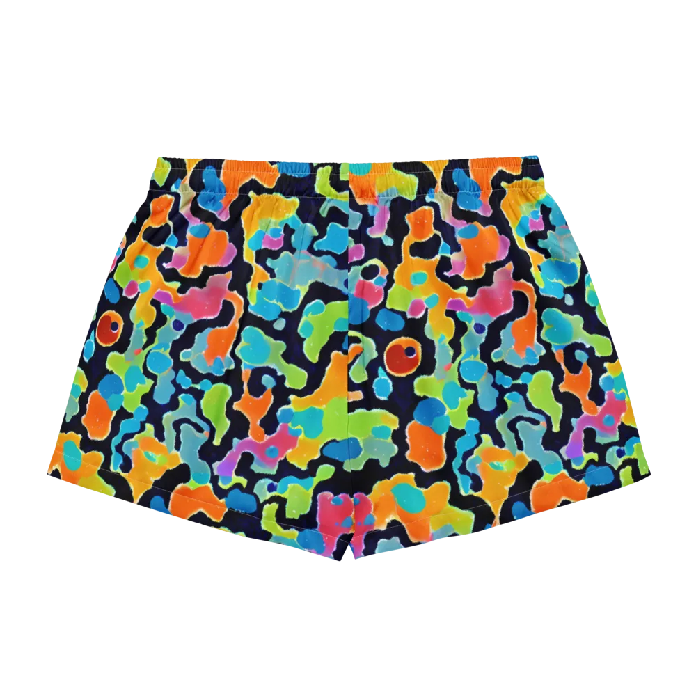 Prism Ooze on Women's Pajama Shorts — Back