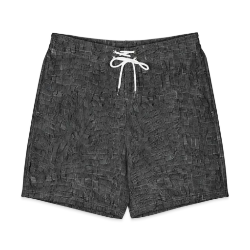 Noir Weave on a Men's Board Shorts