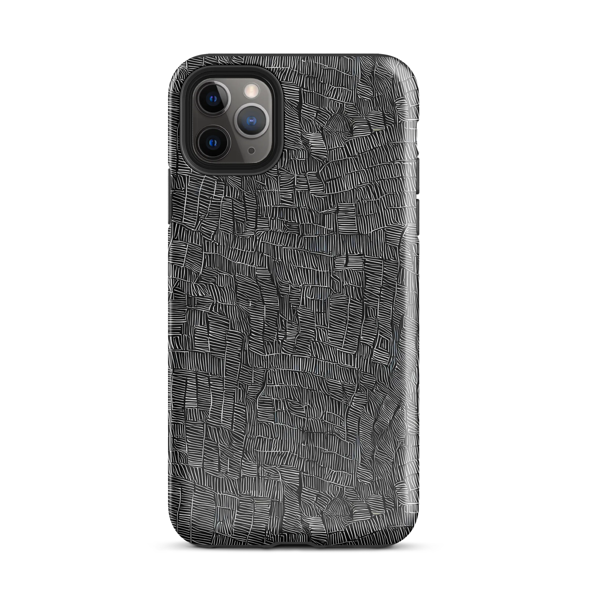 Noir Weave on Tough Case for iPhone® — Front