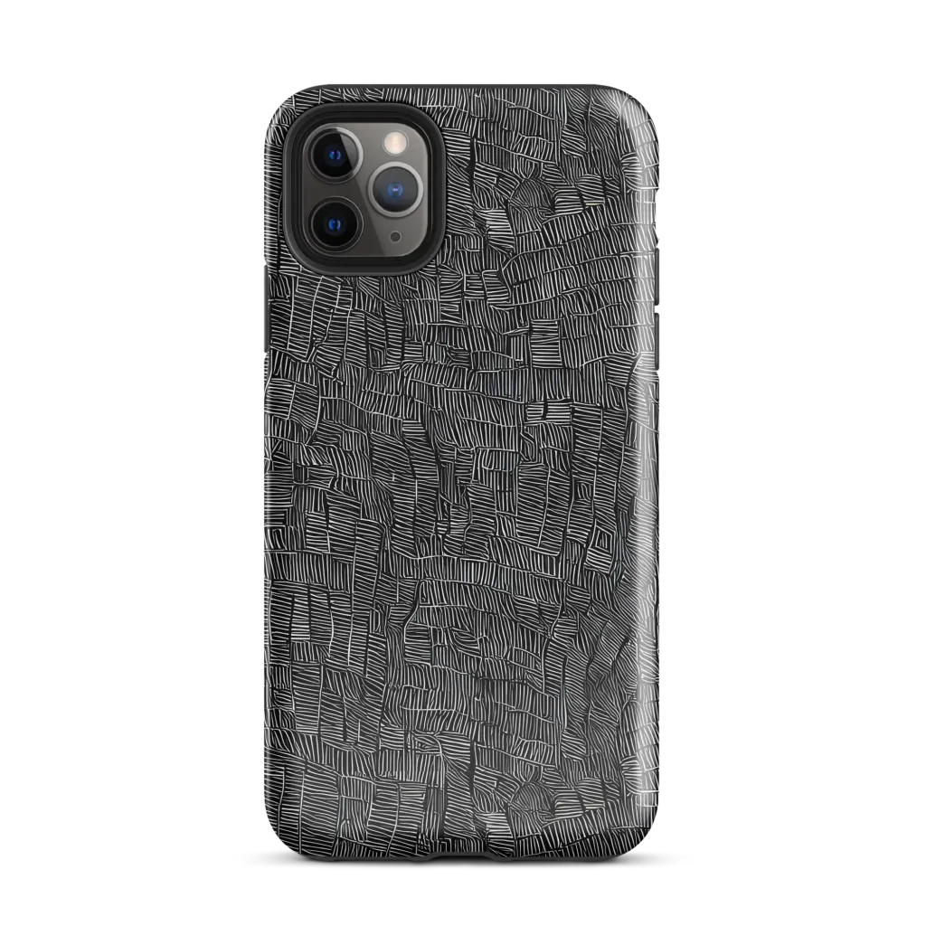 Noir Weave on Tough Case for iPhone® — Front