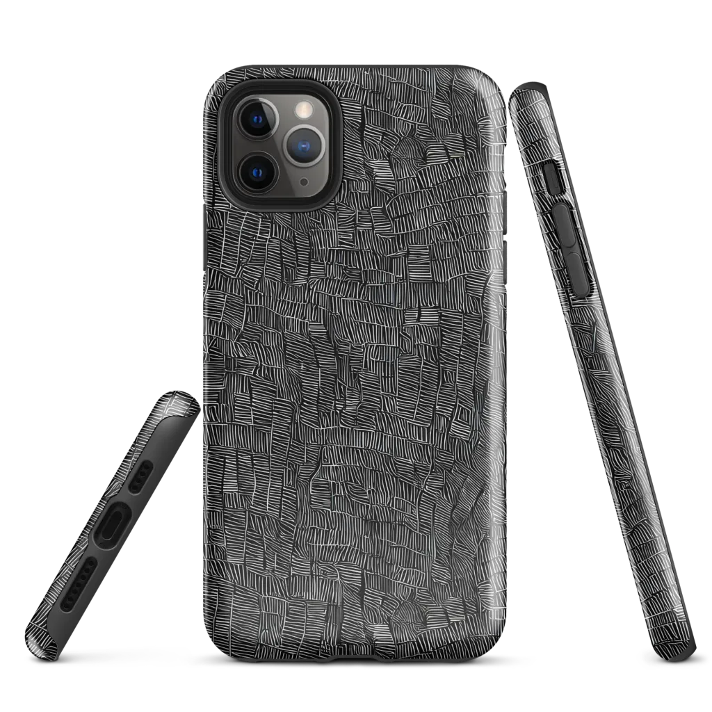 Noir Weave on Tough Case for iPhone® — Front