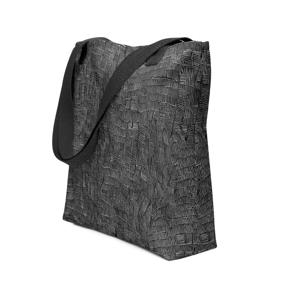 Noir Weave on Tote Bag — Front
