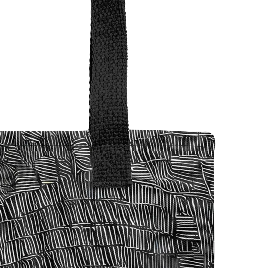 Noir Weave on Tote Bag — Product details