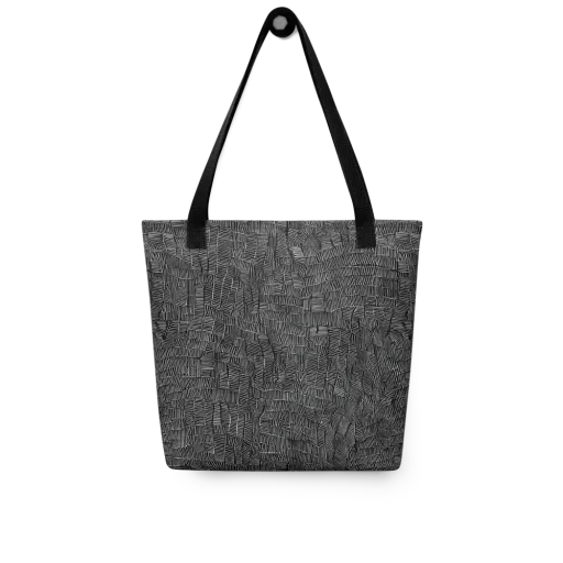 Noir Weave on a Tote Bag