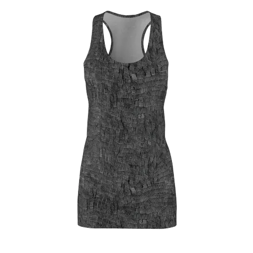 Noir Weave on a Racerback Dress