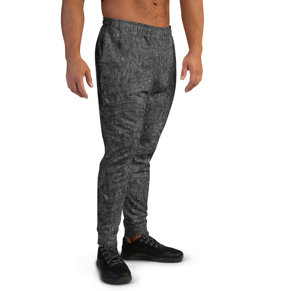 Noir Weave on Men's Joggers — Right