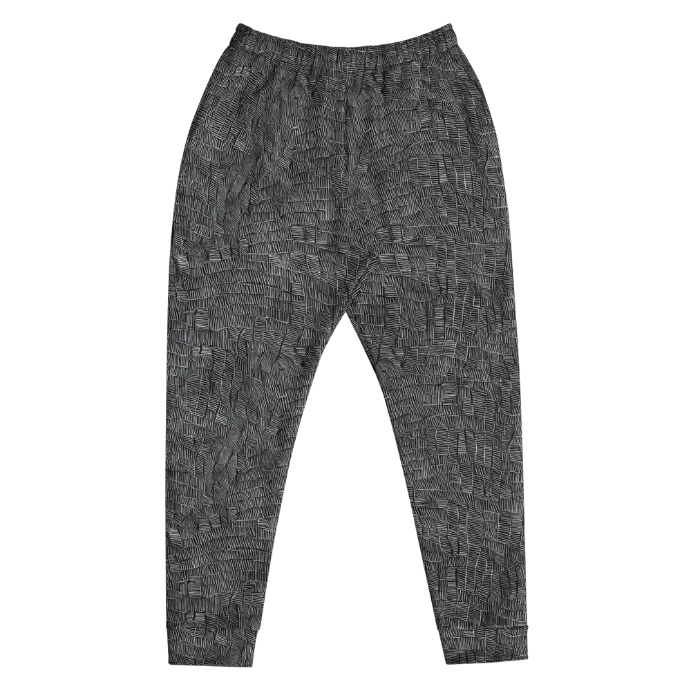 Noir Weave on Men's Joggers — Front