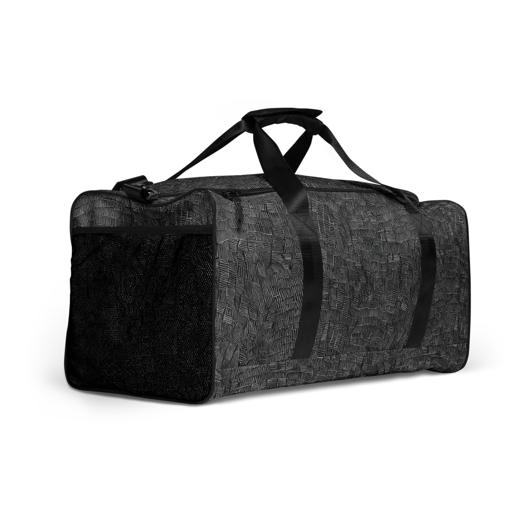 Noir Weave on Duffle Bag — Right Front