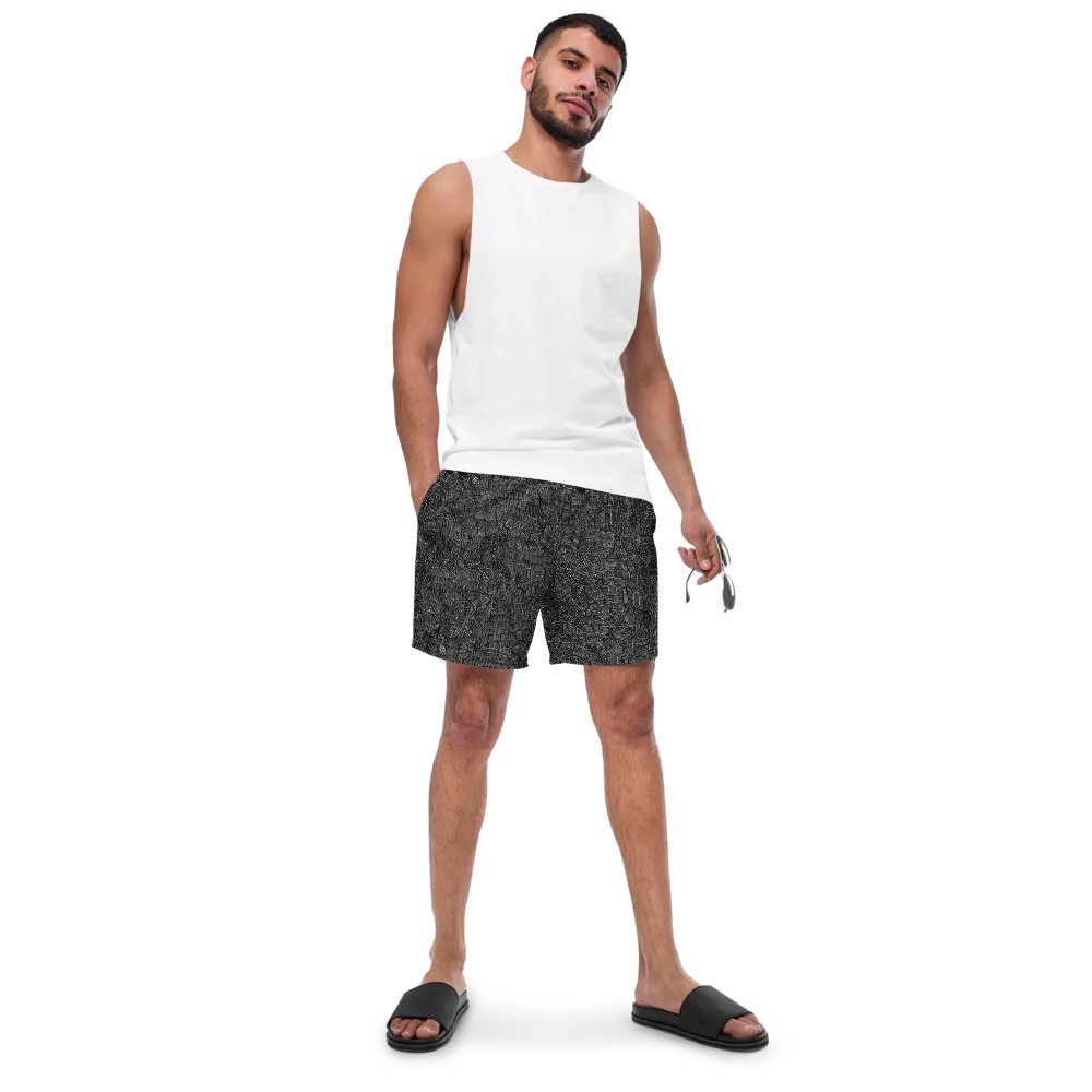 Noir Weave on Swim Trunks — Front