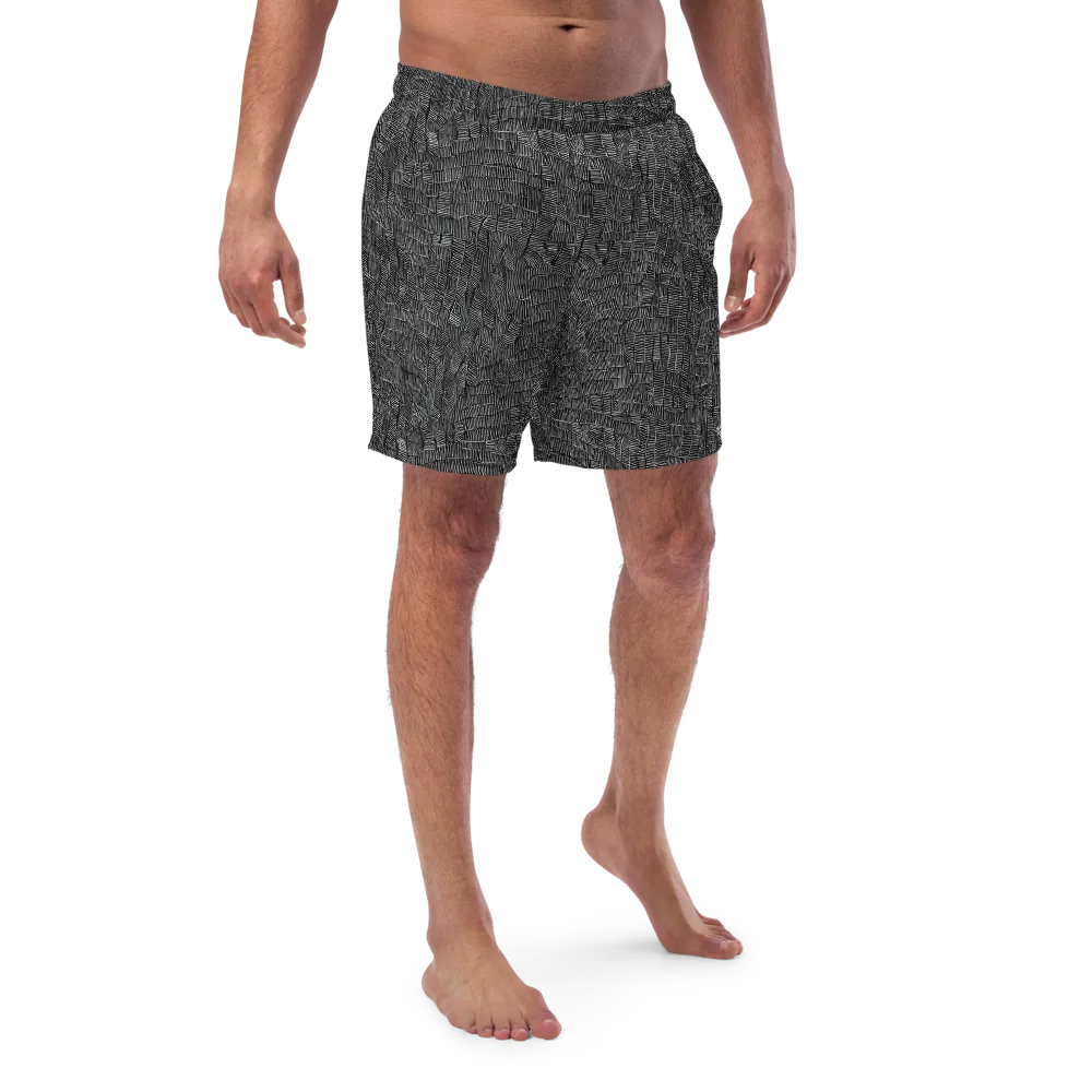 Noir Weave on Swim Trunks — Front