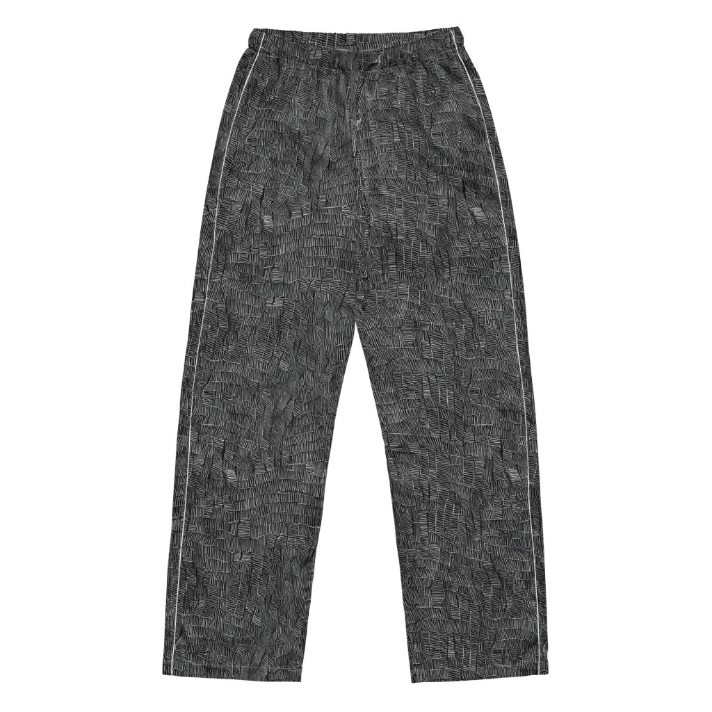 Noir Weave on Women's Pajama Pants — Front