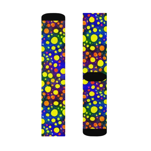 Ultraviolet Bubbles on a Socks