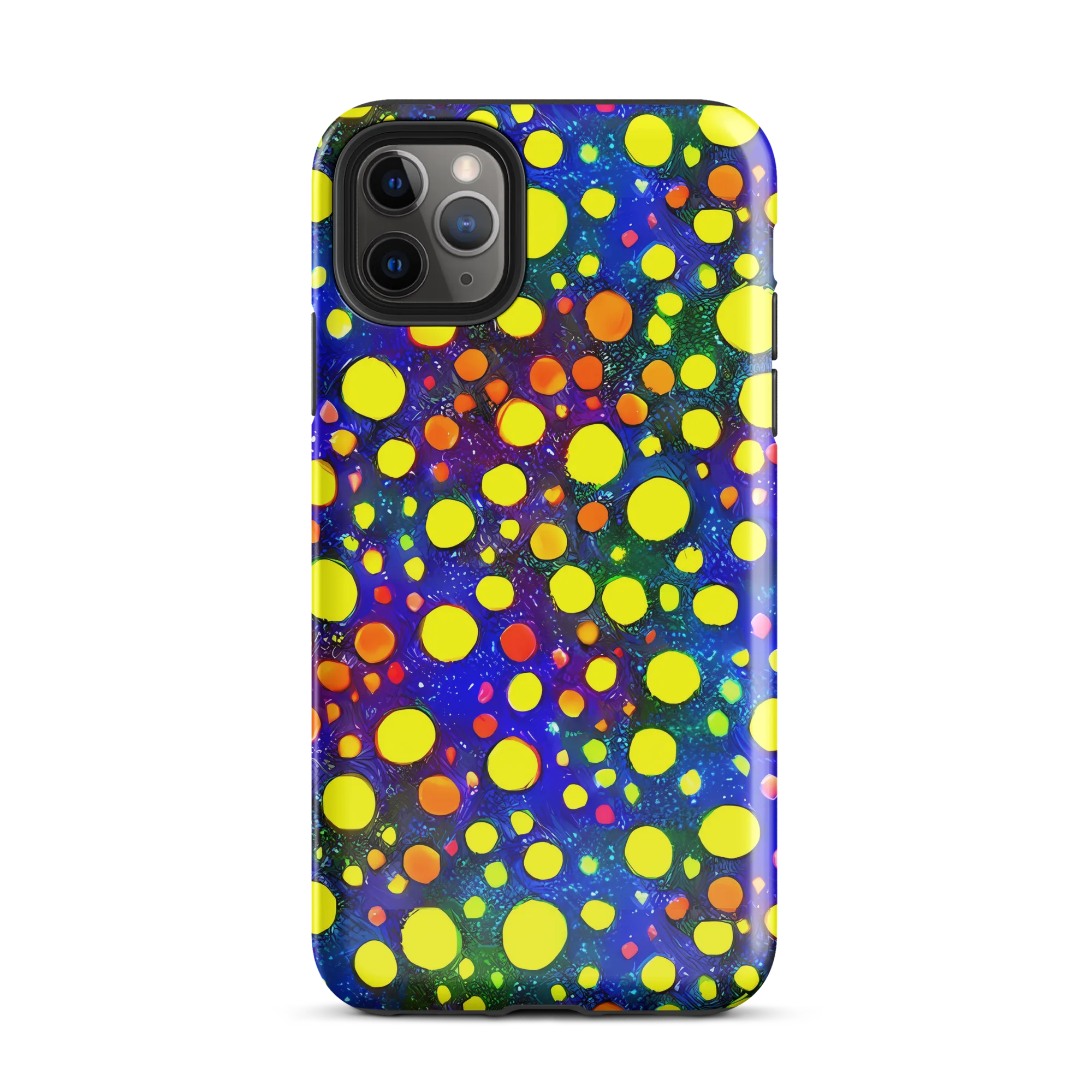 Ultraviolet Bubbles on Tough Case for iPhone® — Front