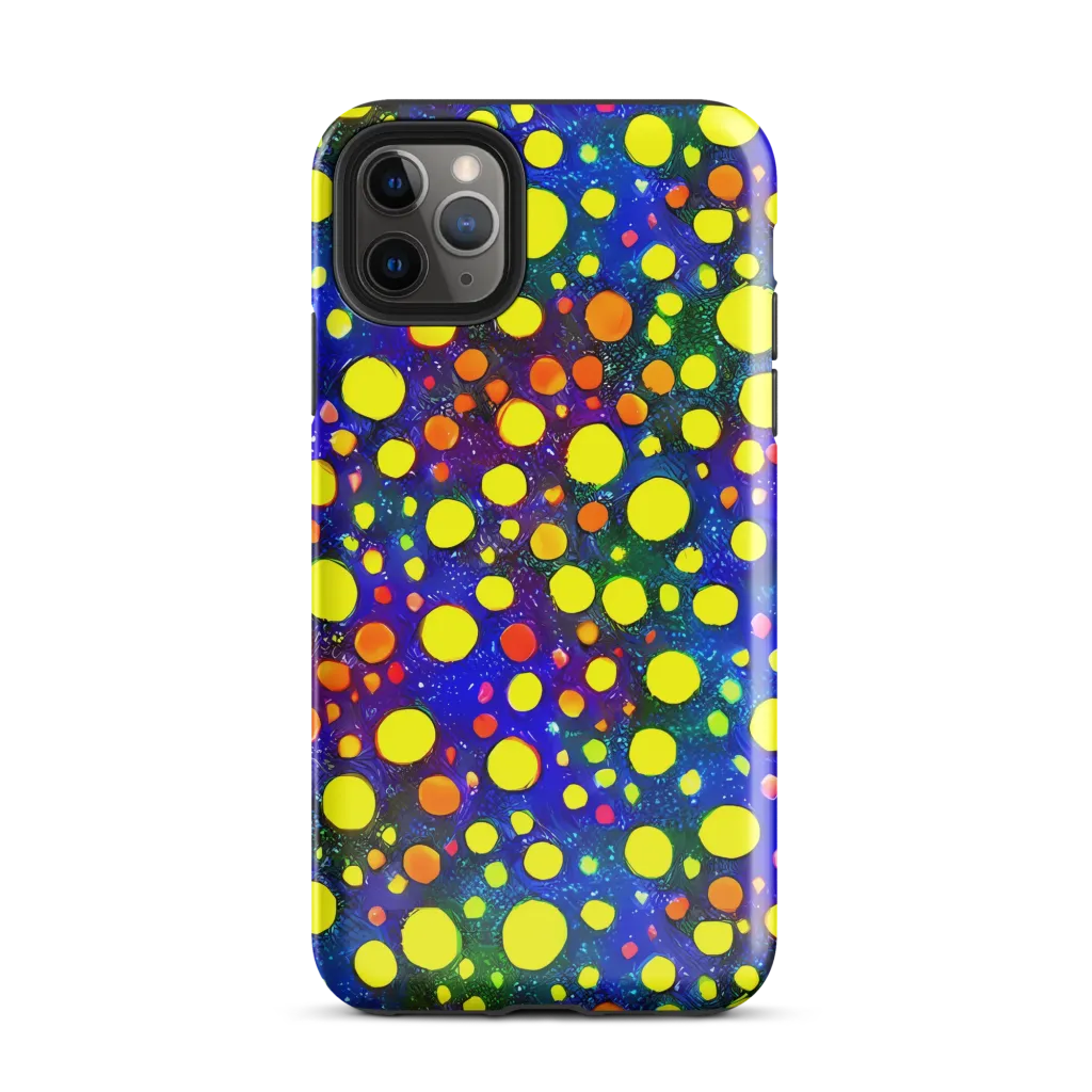 Ultraviolet Bubbles on Tough Case for iPhone® — Front