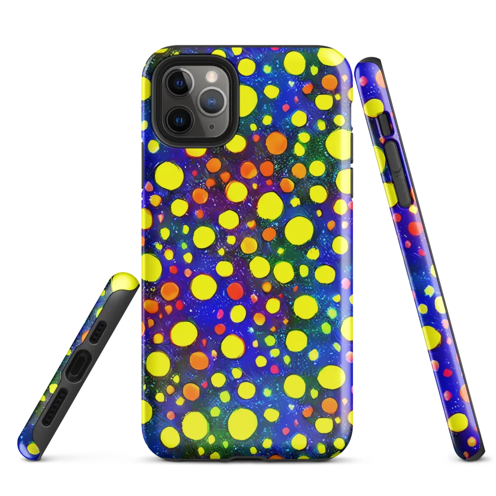 Ultraviolet Bubbles on Tough Case for iPhone® — Front