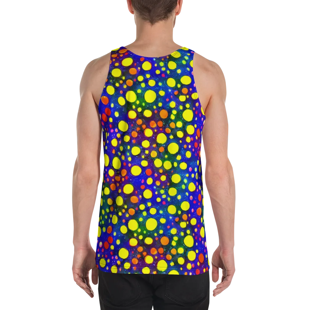 Ultraviolet Bubbles on Men's Tank Top — Back