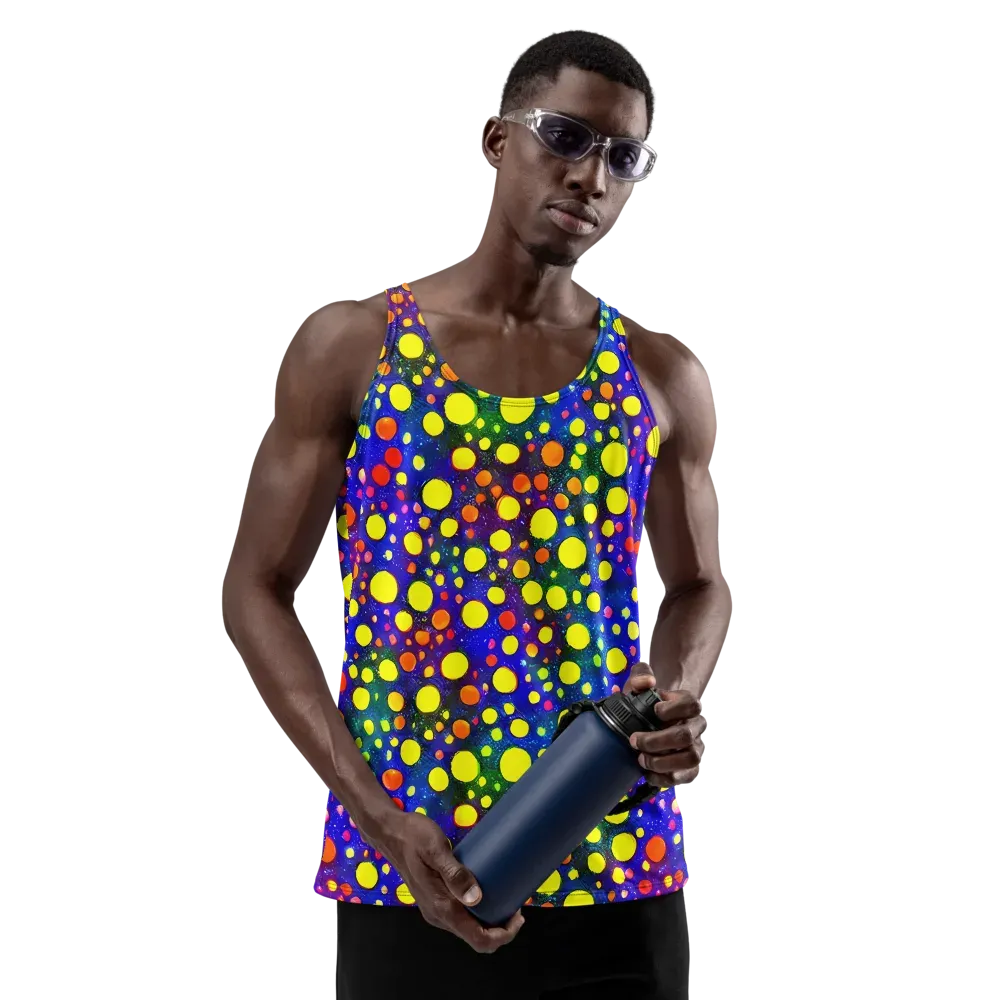 Ultraviolet Bubbles on Men's Tank Top — Front