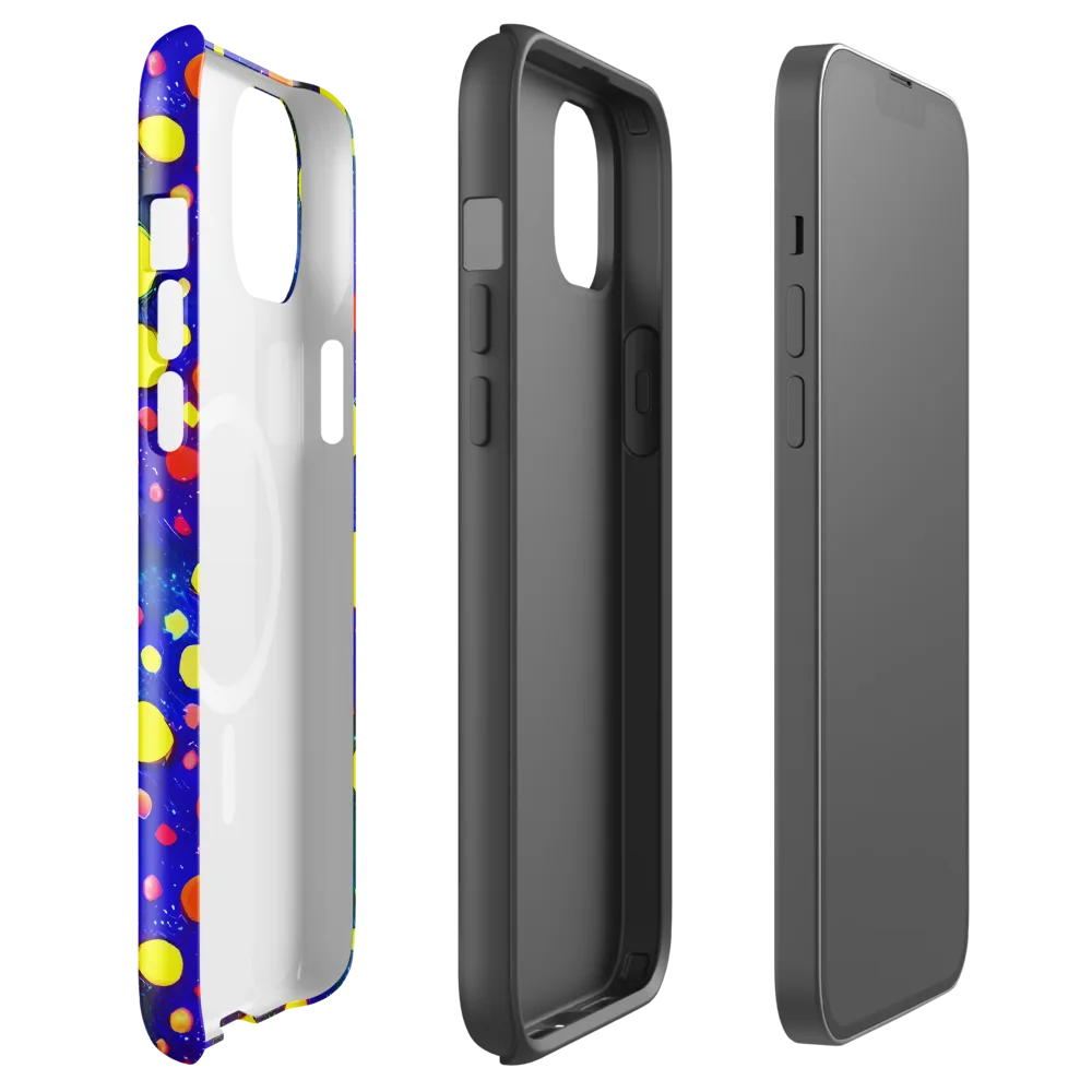 Ultraviolet Bubbles on MagSafe Tough Case for iPhone® — Front