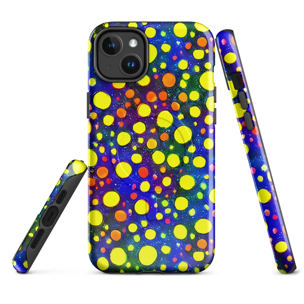 Ultraviolet Bubbles on MagSafe Tough Case for iPhone® — Front