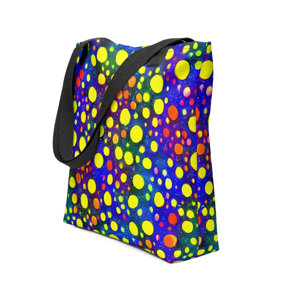 Ultraviolet Bubbles on Tote Bag — Front
