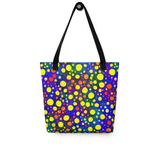 Ultraviolet Bubbles on a Tote Bag