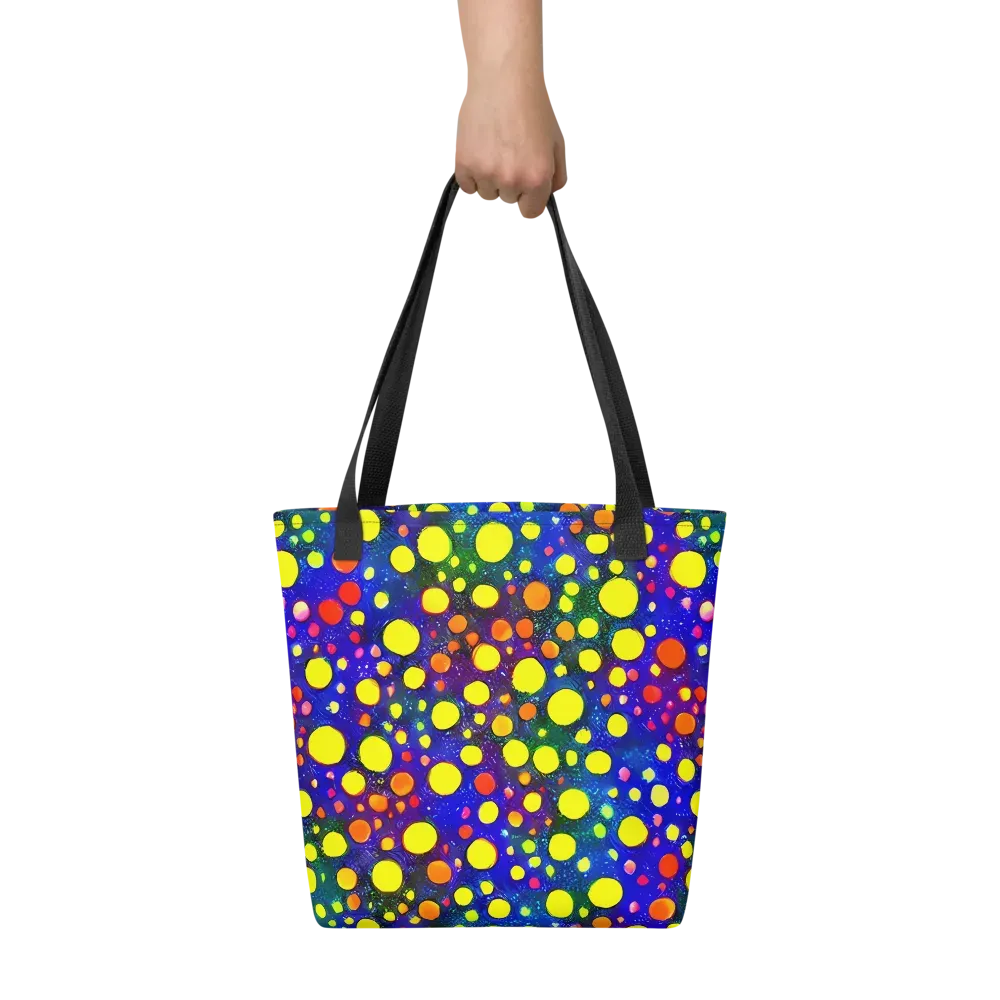 Ultraviolet Bubbles on Tote Bag — Front