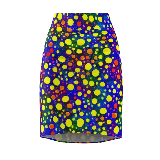 Ultraviolet Bubbles on a Pencil Skirt