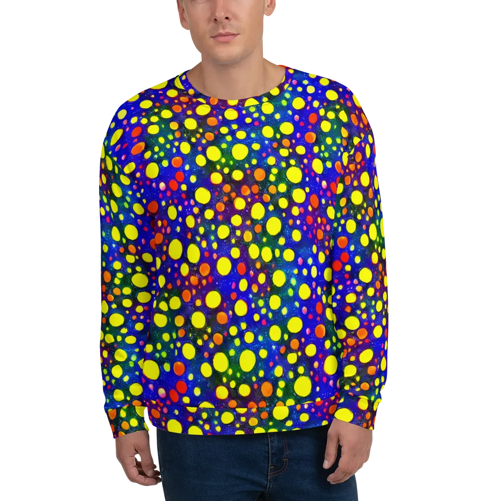 Ultraviolet Bubbles on Sweatshirt — Front