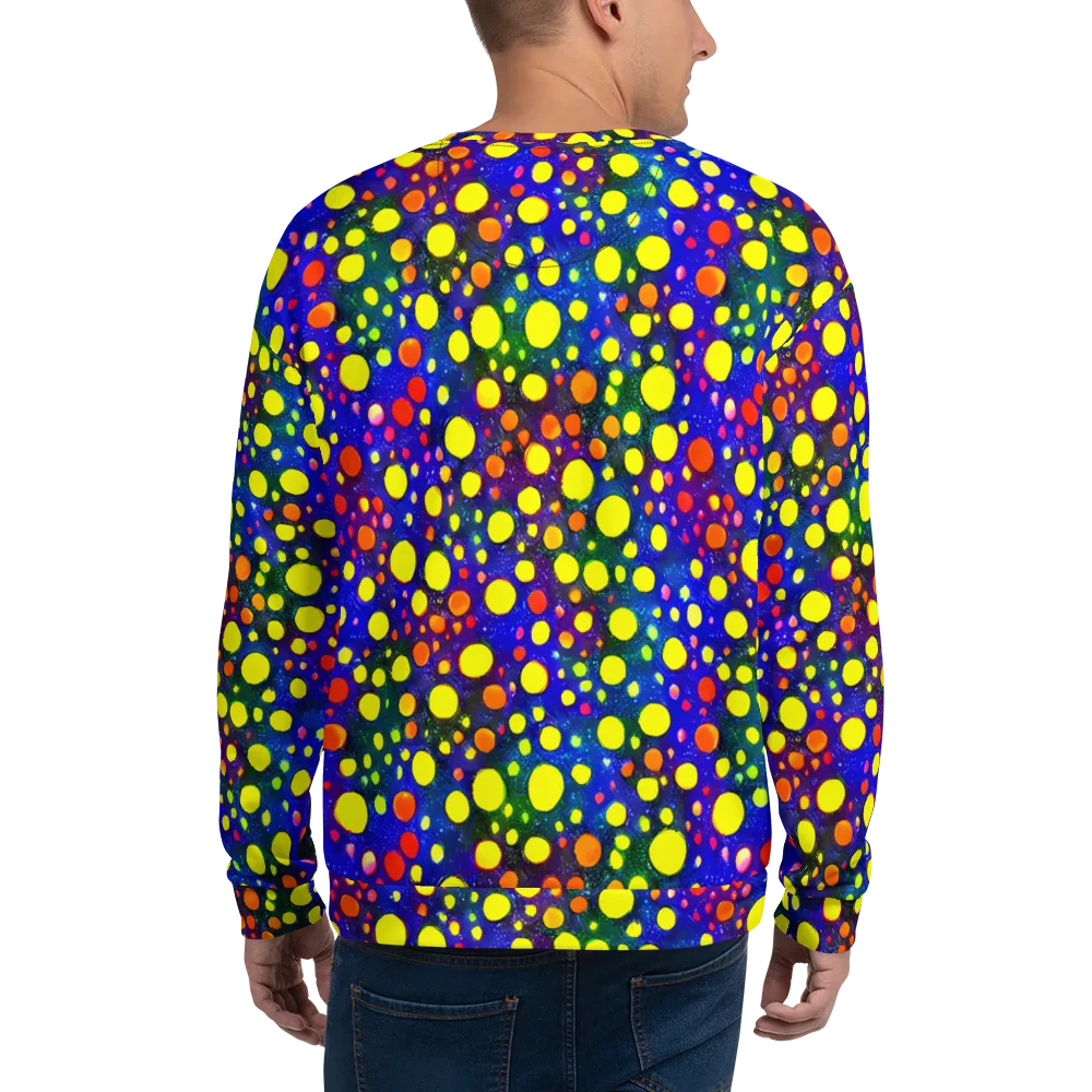 Ultraviolet Bubbles on Sweatshirt — Back