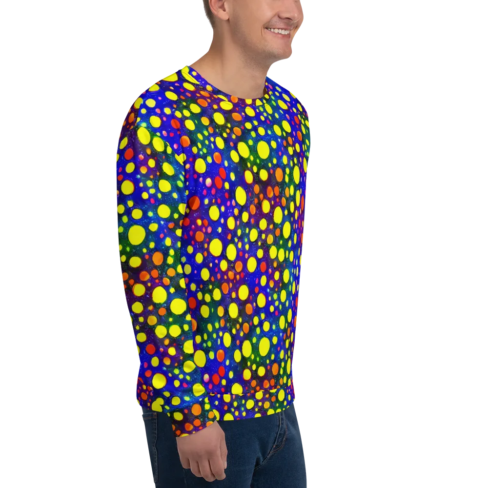 Ultraviolet Bubbles on Sweatshirt — Right Front