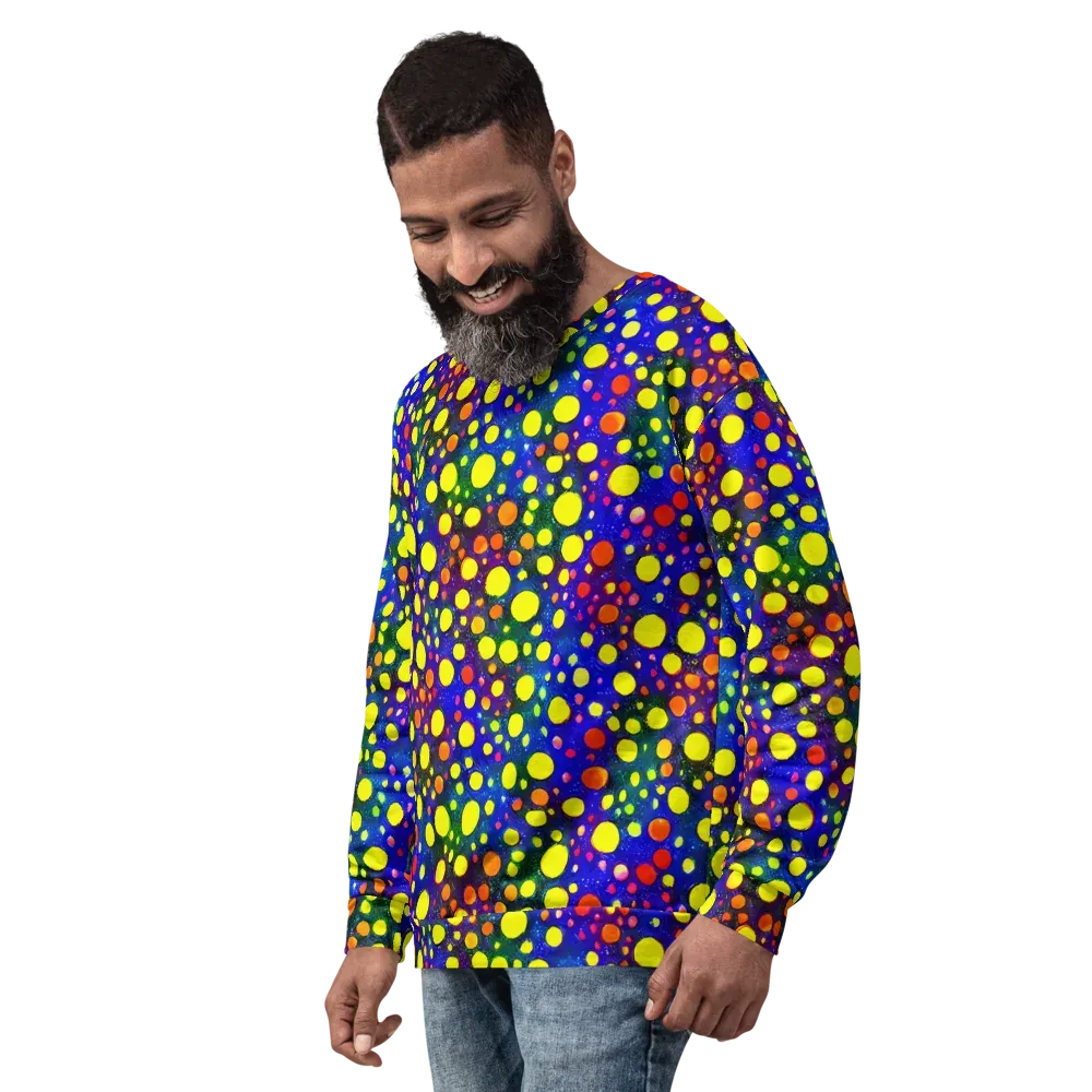 Ultraviolet Bubbles on Sweatshirt — Left Front